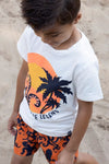 Jongens T-shirt The Legend - Captain Ortega van Sturdy in de kleur Offwhite in maat 128.