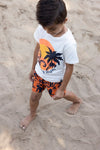 Jongens T-shirt The Legend - Captain Ortega van Sturdy in de kleur Offwhite in maat 128.