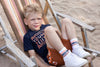 Jongens T-shirt Jellyfish - Captain Ortega van Sturdy in de kleur Marine in maat 128.