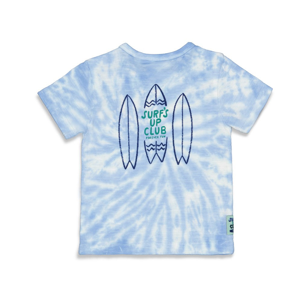 Jongens T-shirt - Surf's Up Club van Feetje in de kleur Blauw in maat 86.