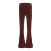 Meisjes Legging flared van No Way Monday in de kleur Burgundy in maat 164.