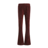 Meisjes Legging flared van No Way Monday in de kleur Burgundy in maat 164.
