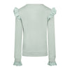 Meisjes Sweater van No Way Monday in de kleur Sage in maat 164.