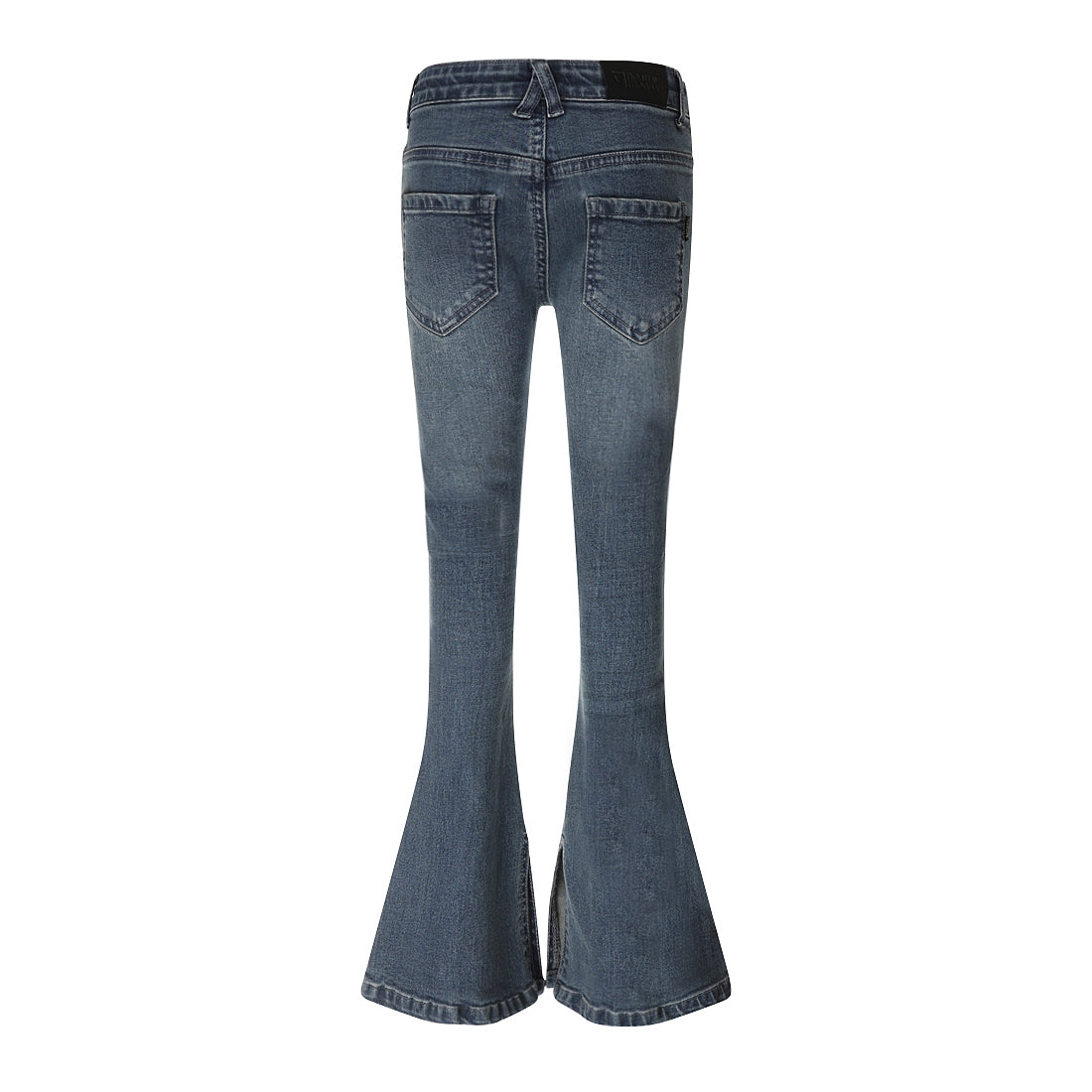 Meisjes Jeans flared van No Way Monday in de kleur Blue jeans in maat 164.