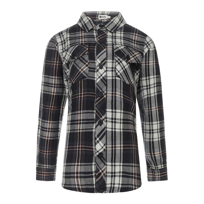 Jongens Blouse van No Way Monday in de kleur Navy in maat 164.