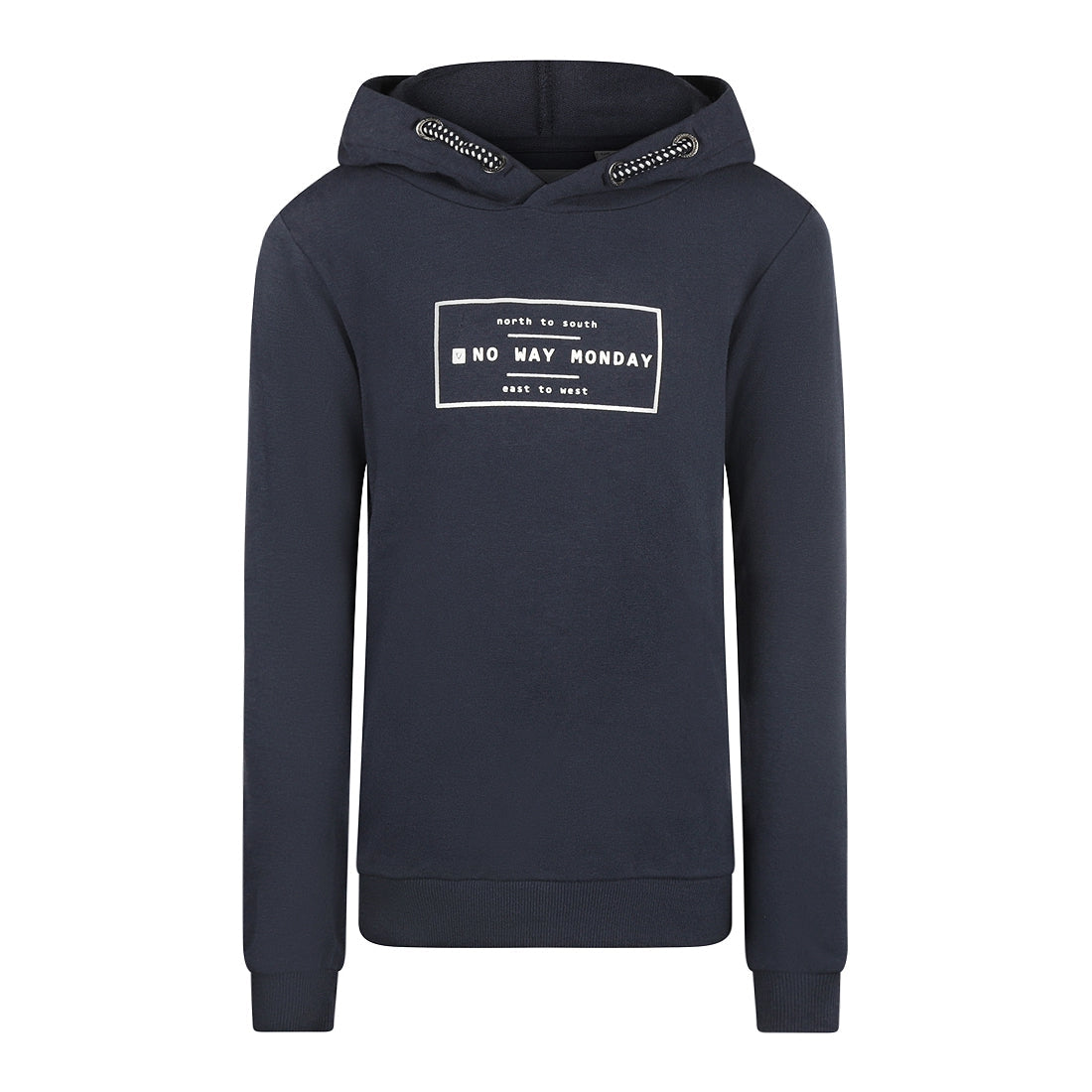No Way Monday Sweater with hood