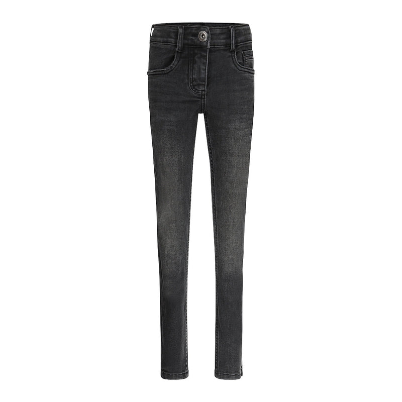 Jongens Jeans Skinny van No Way Monday in de kleur Black jeans in maat 164.