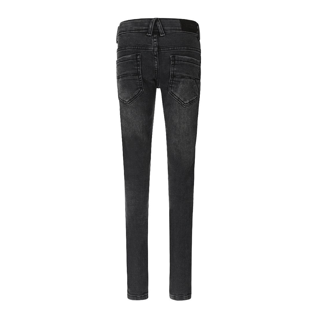 Jongens Jeans Skinny van No Way Monday in de kleur Black jeans in maat 164.