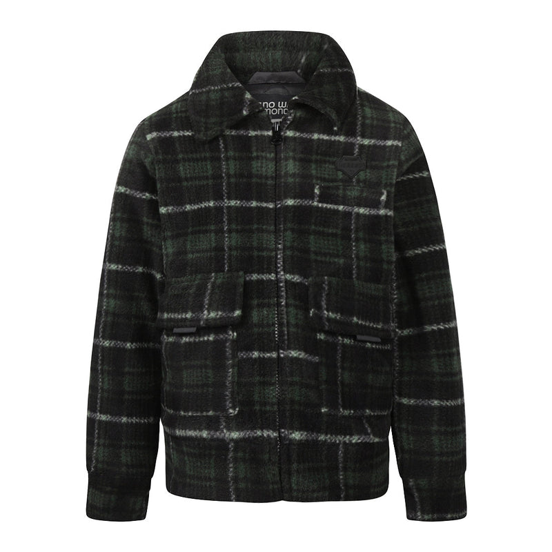 Jongens Jacket van No Way Monday in de kleur Forest green in maat 164.