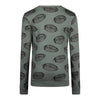 Jongens Sweater van No Way Monday in de kleur Forest green in maat 164.