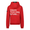 Jongens Sweater with hood van  in de kleur Red in maat 164.