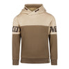 Jongens Sweater with hood van Koko Noko in de kleur Faded brown in maat 128.