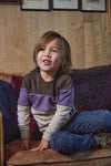 Jongens Sweater van Koko Noko in de kleur  Dark brown in maat 128.