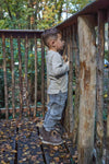 Jongens Longsleeve van Koko Noko in de kleur Beige in maat 128.