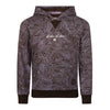 Jongens Sweater with hood van Koko Noko in de kleur  Dark brown in maat 128.