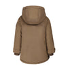 Jongens Jacket parka water repellent van Koko Noko in de kleur Pebble in maat 128.