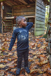 Jongens Longsleeve van Koko Noko in de kleur Black in maat 128.