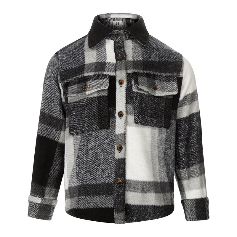 Jongens Blouse outside van Koko Noko in de kleur Black in maat 128.