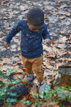 Jongens Sweater van Koko Noko in de kleur Navy in maat 128.