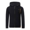 Jongens Cardigan with hood van Koko Noko in de kleur Navy in maat 128.