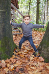 Jongens Pullover van Koko Noko in de kleur Dark blue in maat 128.