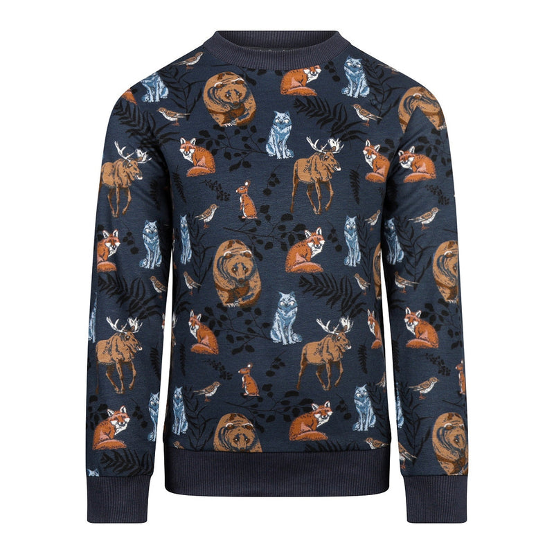 Jongens Sweater van Koko Noko in de kleur Dark blue in maat 128.