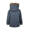 Jongens Jacket parka with hood water repellent van Koko Noko in de kleur Dark blue in maat 128.