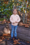Meisjes Sweater van Koko Noko in de kleur Blushed pink in maat 128.