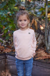 Meisjes Sweater van Koko Noko in de kleur Blushed pink in maat 128.