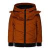 Meisjes Jacket with hood water repellent van Koko Noko in de kleur Rust in maat 128.