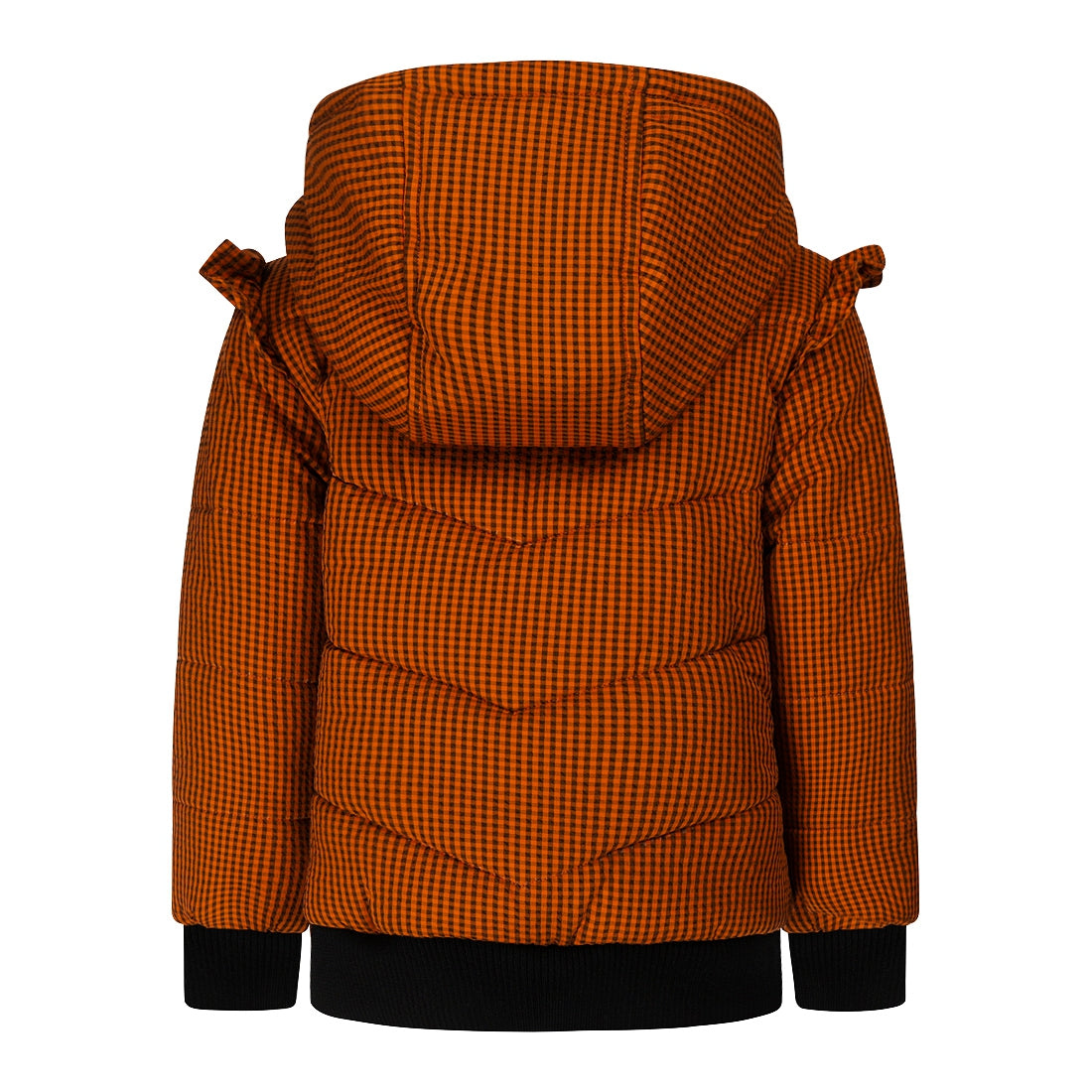 Meisjes Jacket with hood water repellent van Koko Noko in de kleur Rust in maat 128.