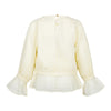 Meisjes Blouse van Koko Noko in de kleur White in maat 128.