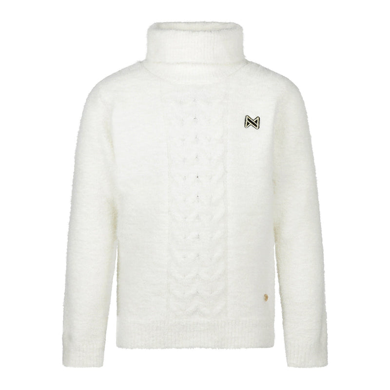 Meisjes Pullover van Koko Noko in de kleur White in maat 128.
