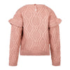 Meisjes Pullover van Koko Noko in de kleur Dusty pink in maat 128.