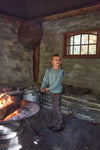 Meisjes Legging flared van Koko Noko in de kleur Brown in maat 128.