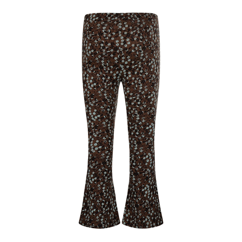 Meisjes Legging flared van Koko Noko in de kleur Brown in maat 128.