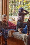 Meisjes Longsleeve van Koko Noko in de kleur Brown in maat 128.