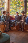 Meisjes Longsleeve van Koko Noko in de kleur Brown in maat 128.