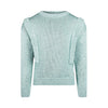 Meisjes Sweater van Koko Noko in de kleur Dusty blue in maat 128.