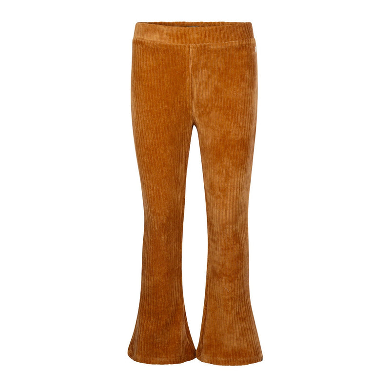 Meisjes Legging flared van  in de kleur Camel in maat 128.