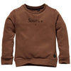 Meisjes Sweater SHEILA W212 van Little Levv in de kleur Rust in maat 116.