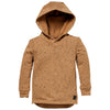 Jongens Sweater SILAS W212 van Little Levv in de kleur AOP Brown Sand Paint in maat 116.