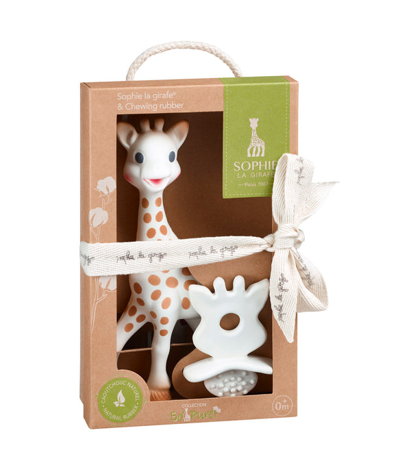 Kleine Giraf - Set Sophie de giraf + bijtspeentje