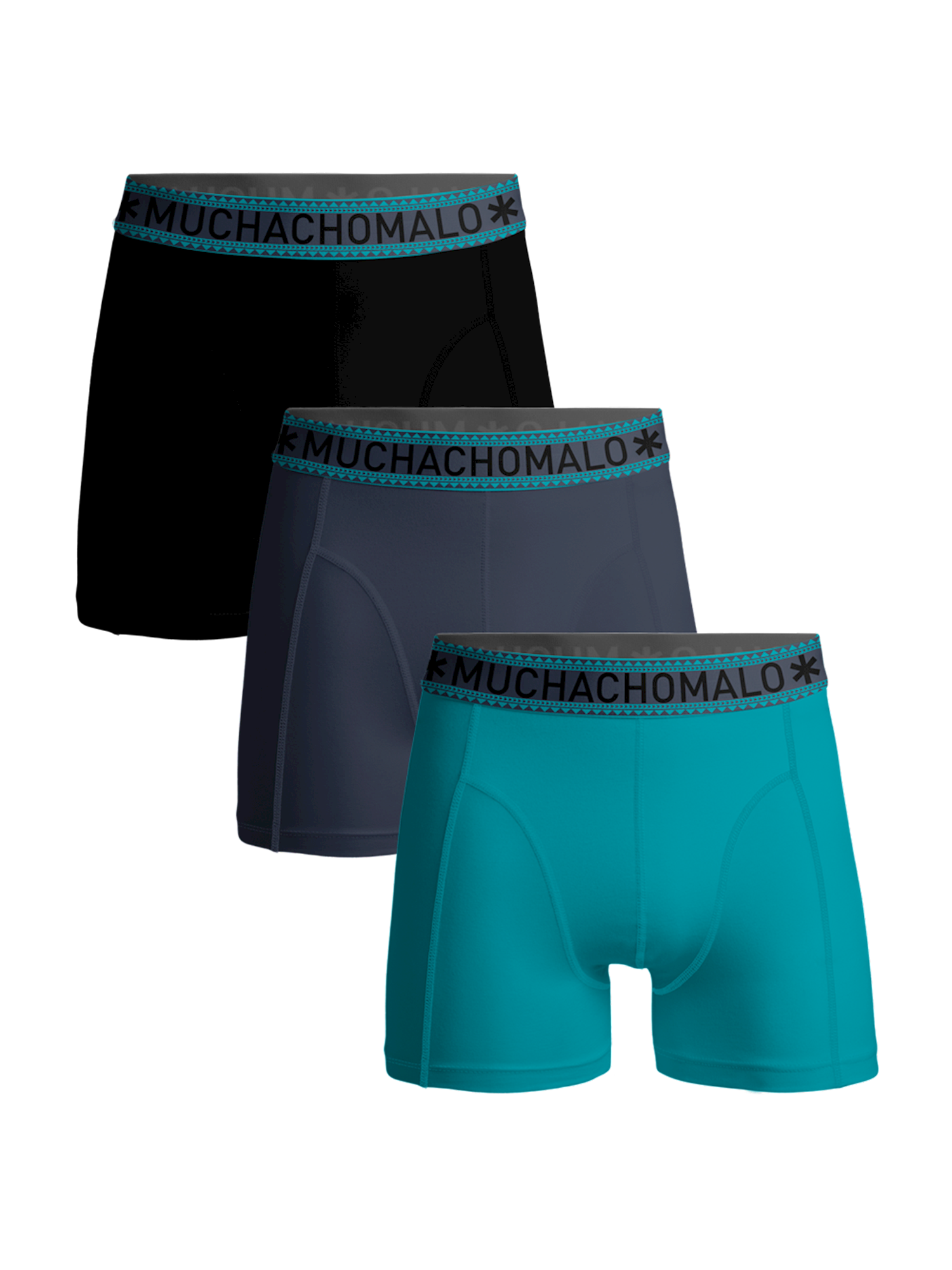 Muchachomalo Boxer 3-pack Solid 522