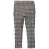 Meisjes Pants SOPHIA W211 van Little Levv in de kleur AOP Brown Check in maat 116.