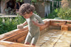 Lässig LSF Short Sleeve Sunsuit Strokes olive