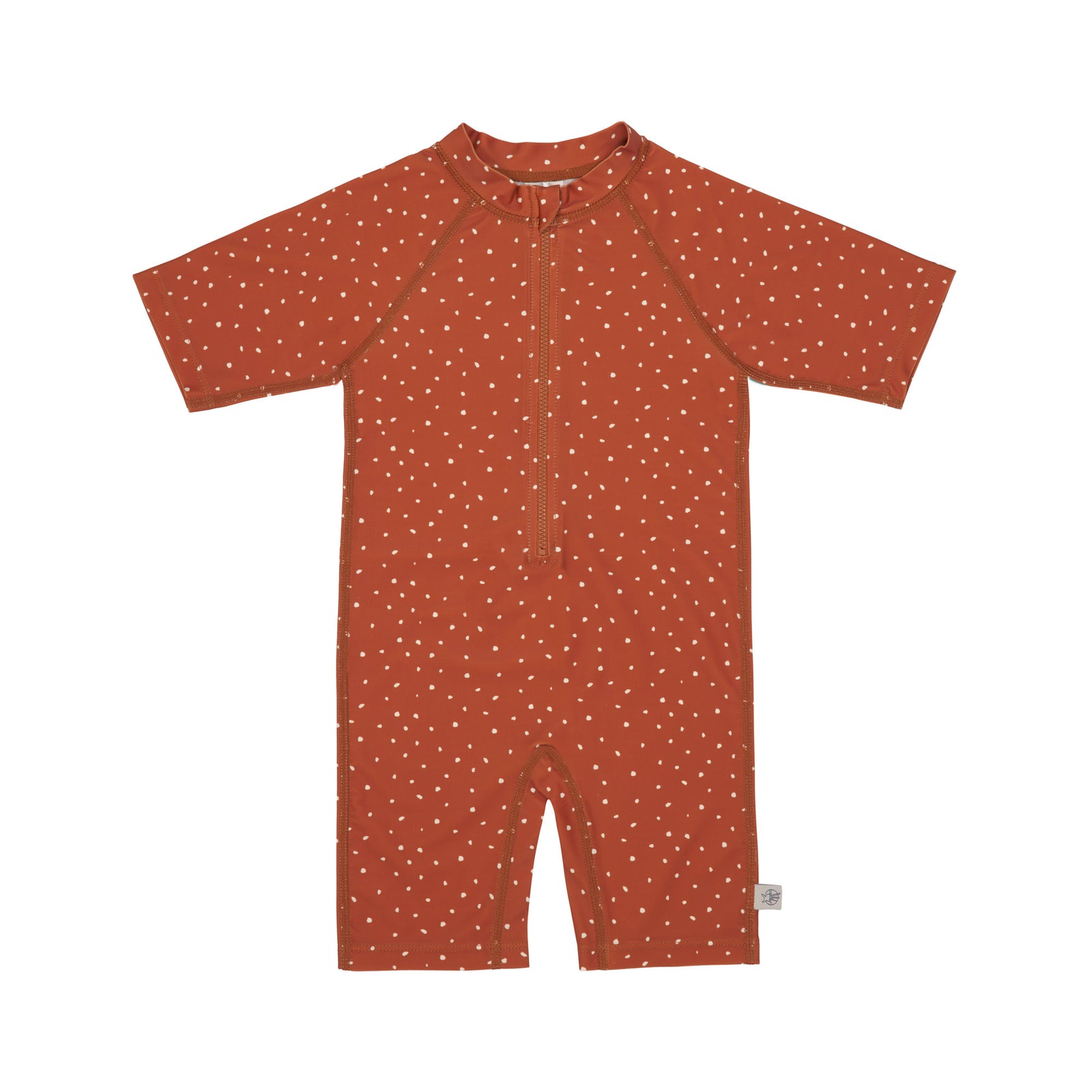 Lässig LSF Short Sleeve Sunsuit Speckles rust