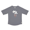 Lässig LSF Short Sleeve Rashguard Palms grey/rust