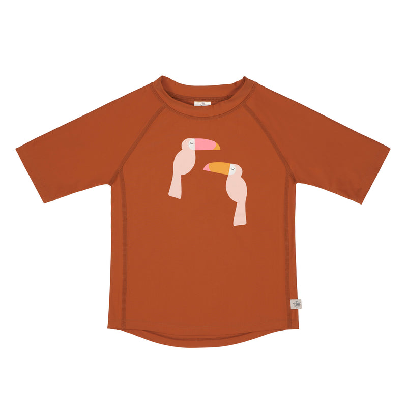 Lässig LSF Short Sleeve Rashguard Toucan rust