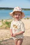 Lässig LSF Sun Protection Bucket Hat Botanical offwhite